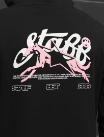 Bluza Staff black logo star dog fleece