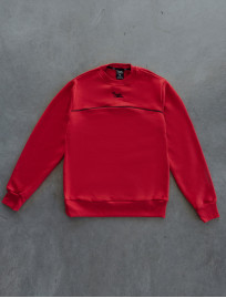 Bluza Staff cant logo red fleece