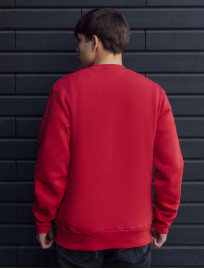 Bluza Staff cant logo red fleece