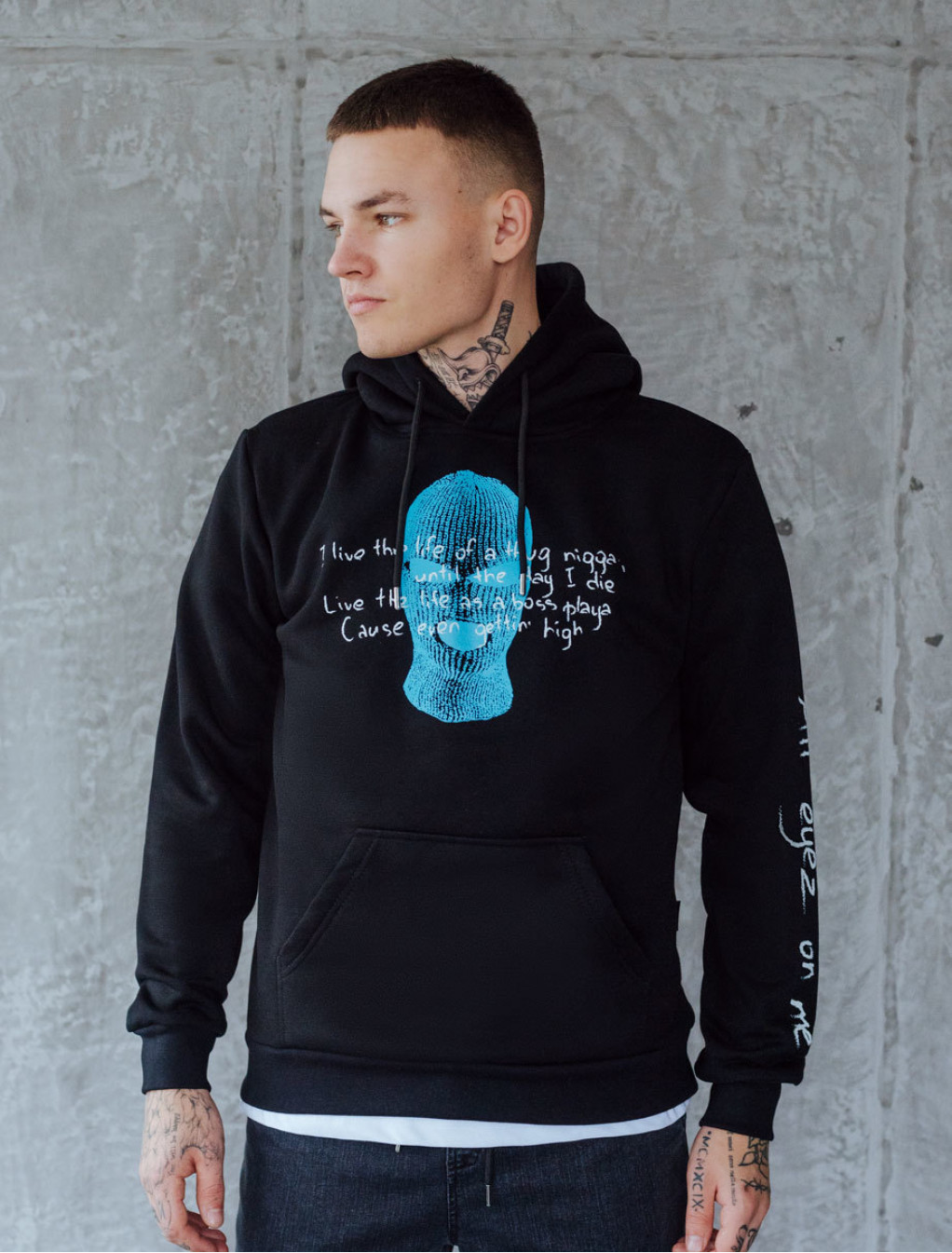 Bluza z kapturem Staff eyez on me fleece
