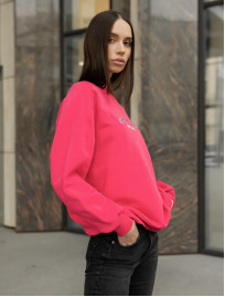 Damska bluza Staff crimson logo oversize