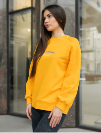 Damska bluza Staff yellow logo oversize