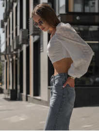 Damski top se white