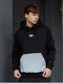 Bluza Staff reflective oversize fleece