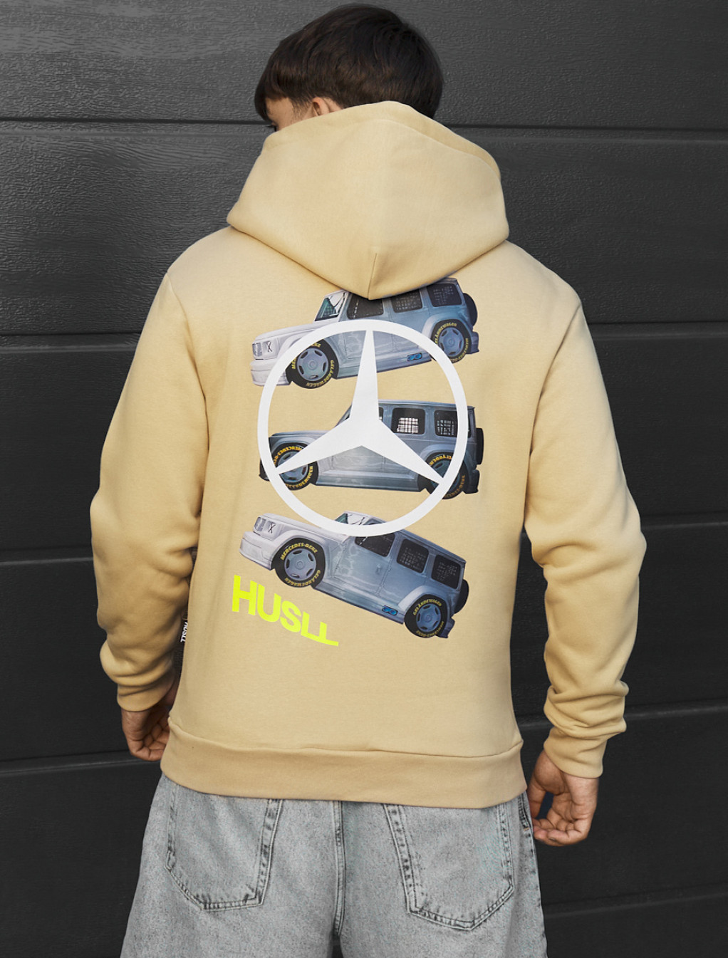 Bluza Staff x Husll G beige fleece