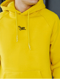 Bluza Staff yellow logo oversize fleece