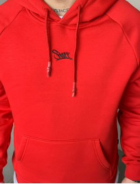 Bluza Staff red logo oversize fleece