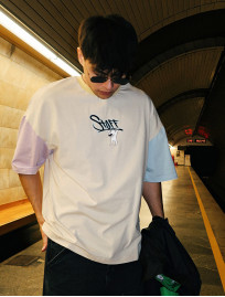 Koszulka Staff x White Dog logo oversize