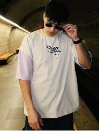 Koszulka Staff x White Dog logo oversize