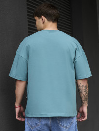 Koszulka Staff turquoise oversize