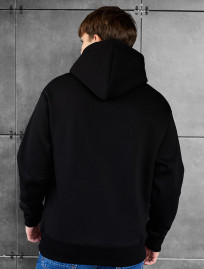 Bluza z kapturem Staff black basic oversize fleece