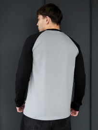 Longsleeve Staff logo gray & black