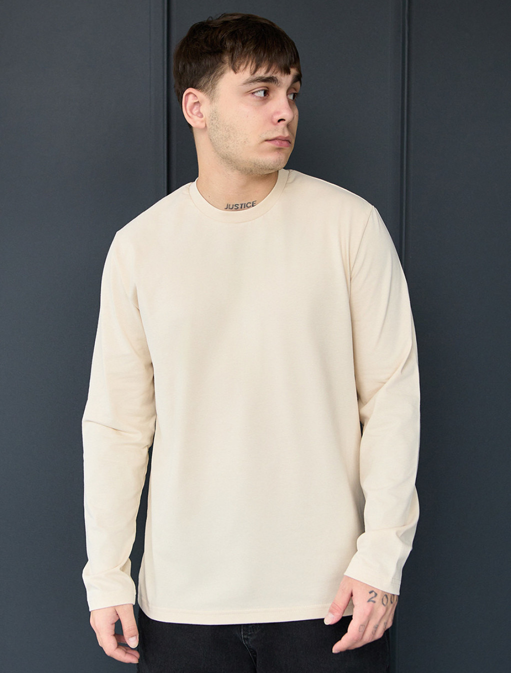 Longsleeve Staff milk basic