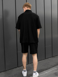 Komplet koszula + spodenki Staff rid black