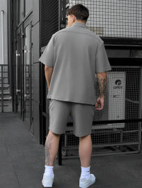 Komplet koszula + spodenki Staff rid gray