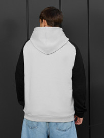 Bluza Staff light gay & black oversize