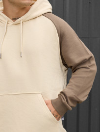 Bluza Staff milk & brown oversize