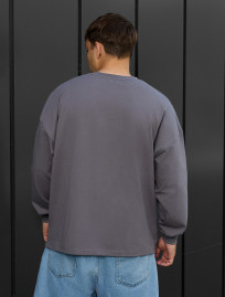 Longsleeve Staff gray 2 oversize
