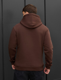 Bluza z kapturem Staff brown basic fleece