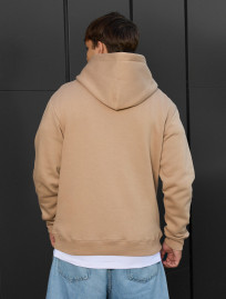 Bluza z kapturem Staff beige basic fleece