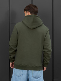 Bluza z kapturem Staff khaki basic fleece