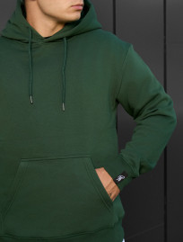 Bluza Staff green basic fleece