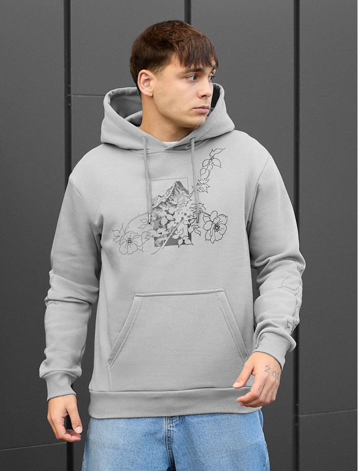 Bluza Staff mountain & flowers fleece