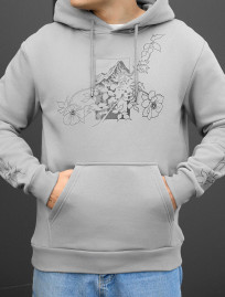 Bluza Staff mountain & flowers fleece