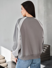 Bluza Staff sim gray oversize fleece