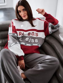 Bluza Staff girl boss 1 oversize fleece