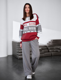 Bluza Staff girl boss 1 oversize fleece