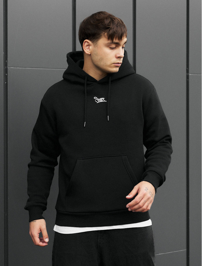 Bluza Staff black logo fleece