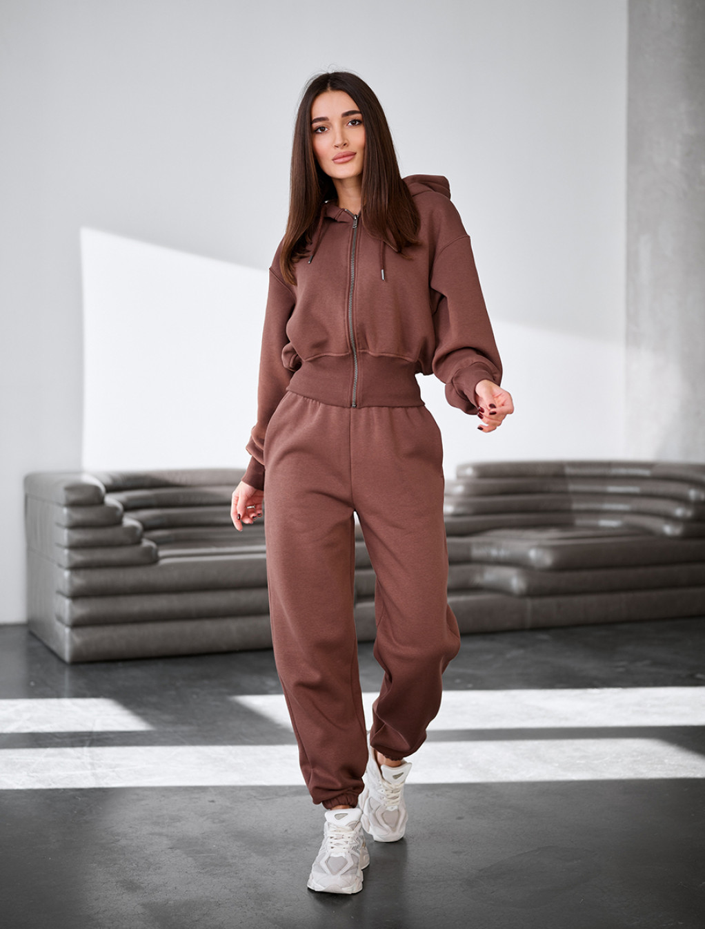 Dres Staff san brown fleece