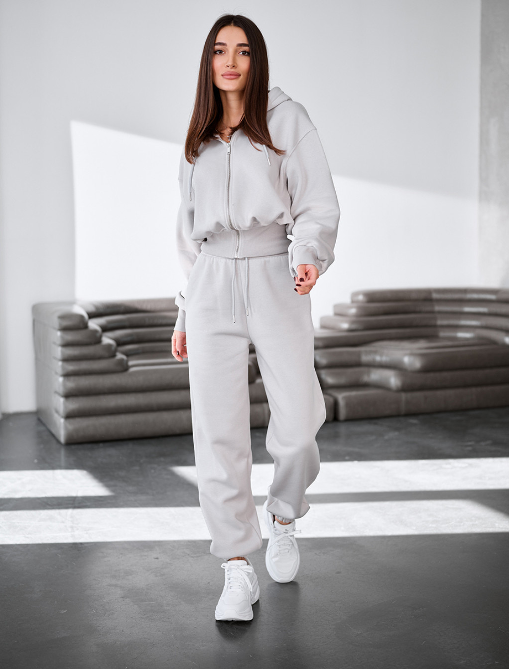 Dres Staff san light gray fleece