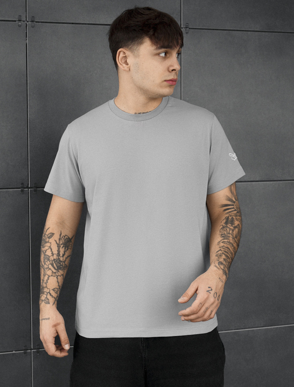 Koszulka Staff pi light gray logo