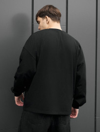 Longsleeve Staff la black oversize