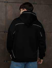 Bluza Staff logo black oversize