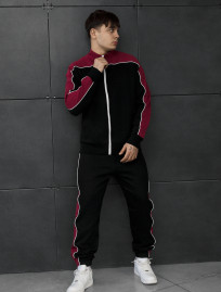 Dres Staff ark black & bordo reflective