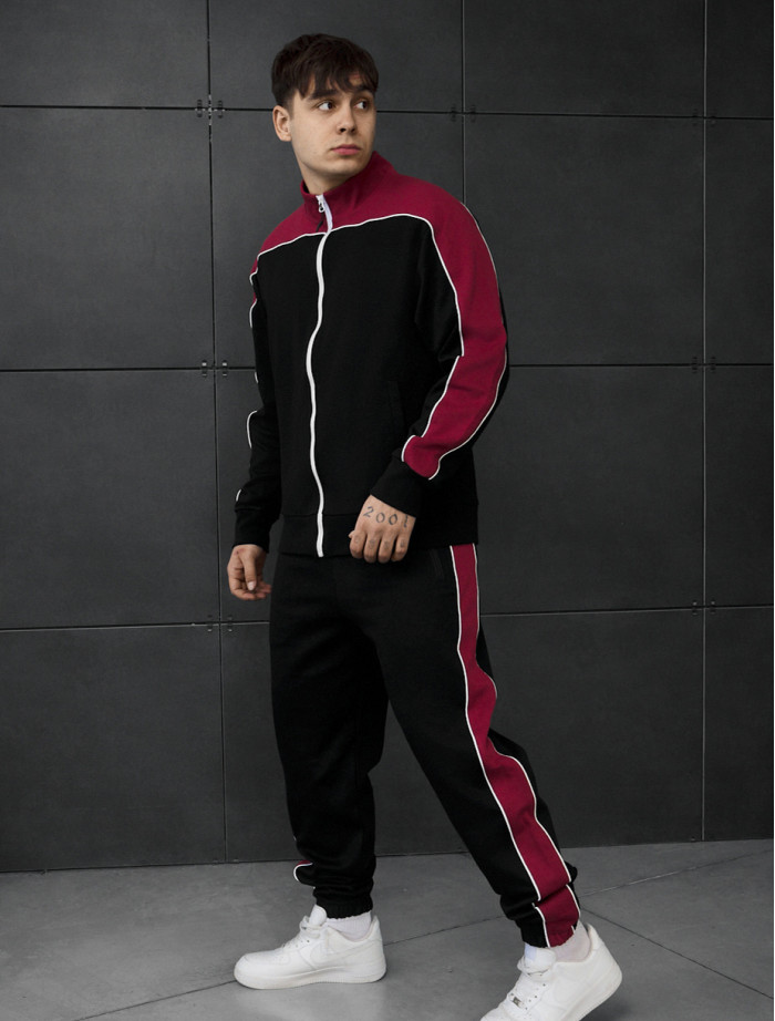 Dres Staff ark black & bordo reflective