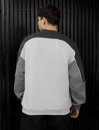Bluza Staff gray logo reflective