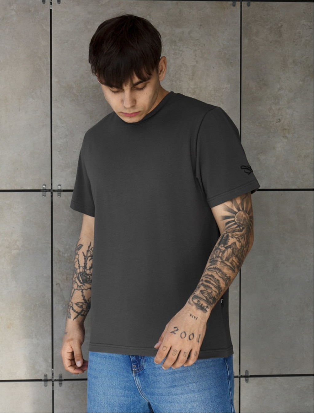 Koszulka Staff dark gray logo