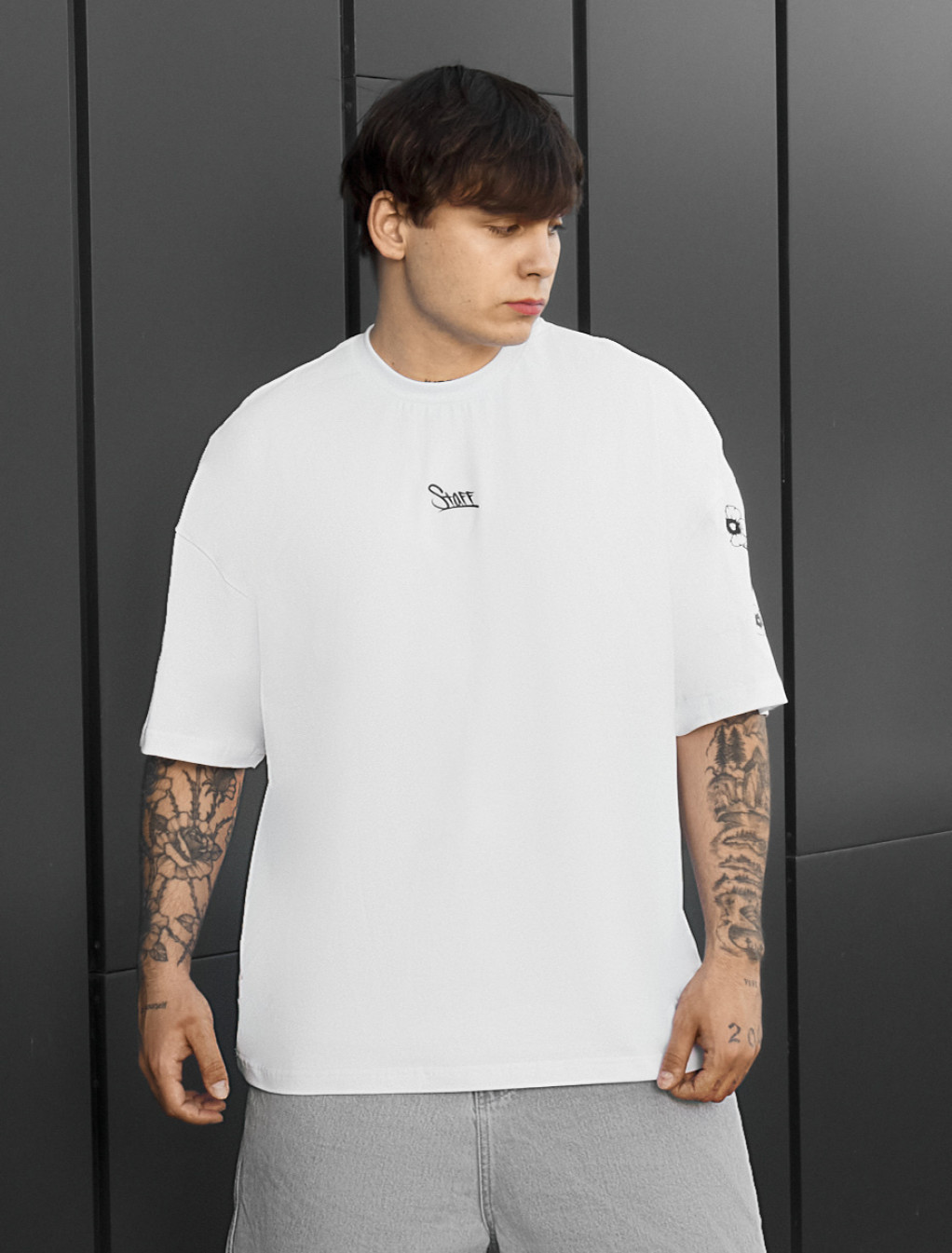 Koszulka Staff logo & birds oversize