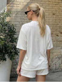 Komplet koszulka + spodenki Staff joy logo white