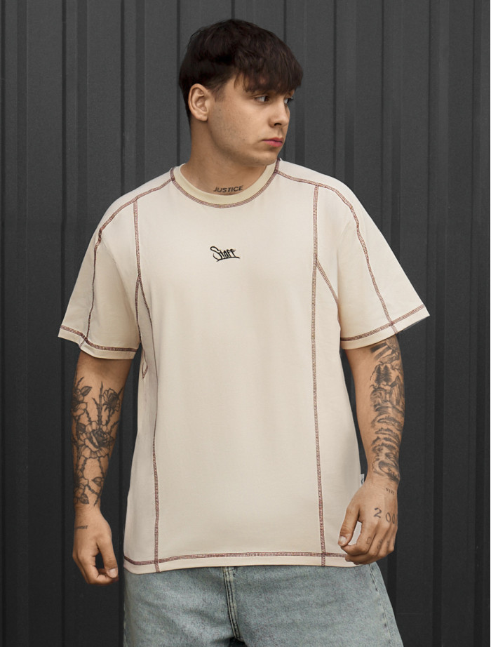 Koszulka Staff light beige logo