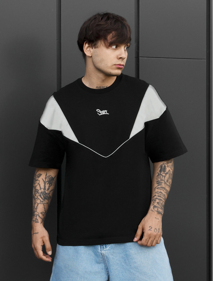 Koszulka Staff reflective logo oversize