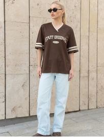 Koszulka Staff original 13 brown oversize