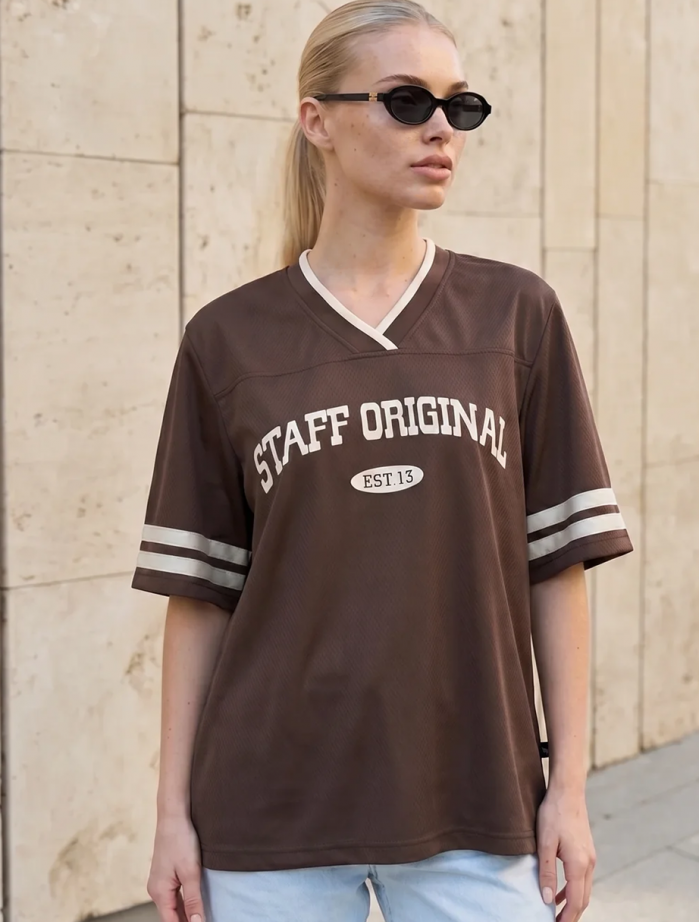 Koszulka Staff original 13 brown oversize