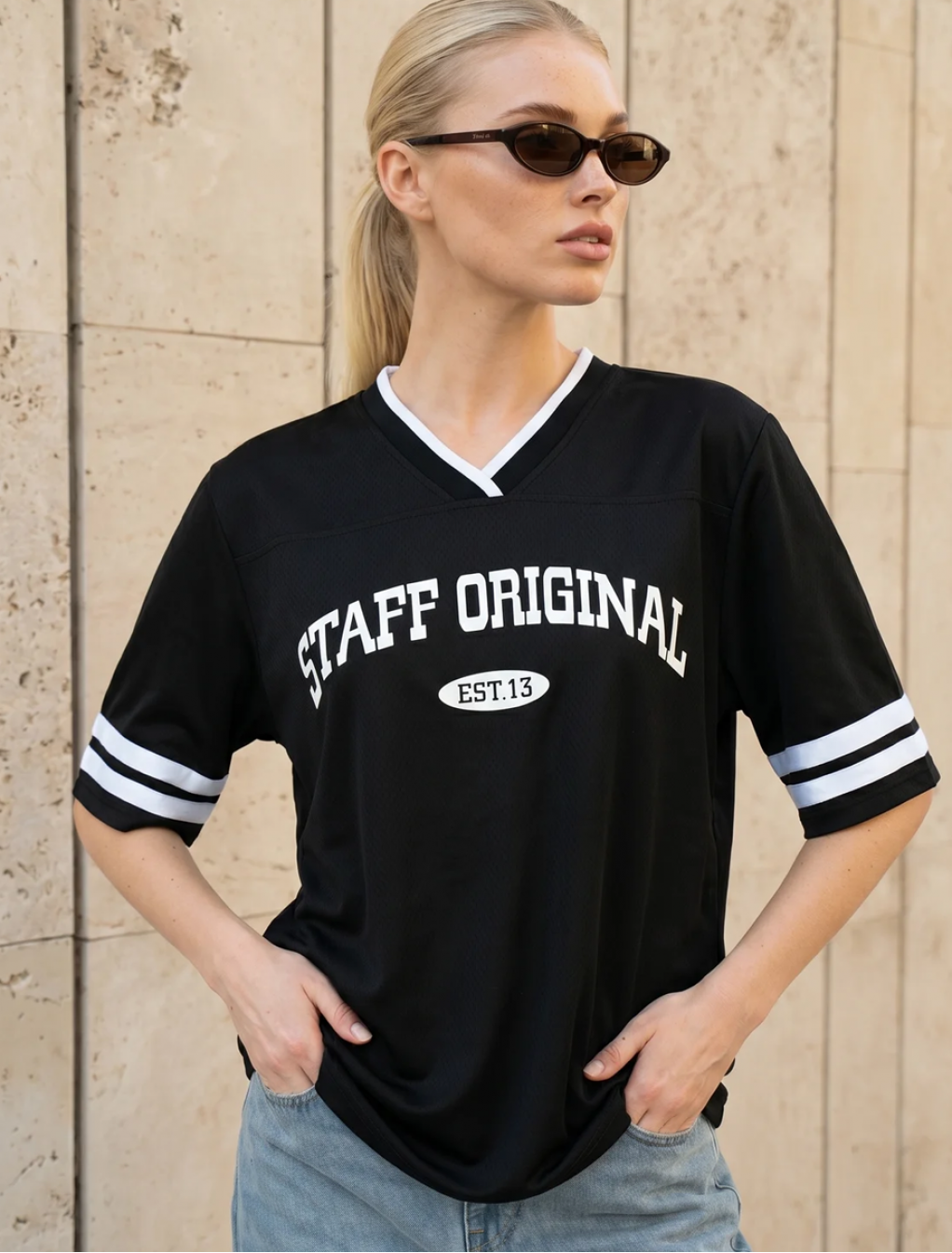 Koszulka Staff original 13 black oversize