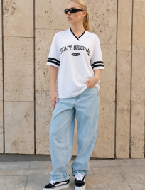 Koszulka Staff original 13 white oversize