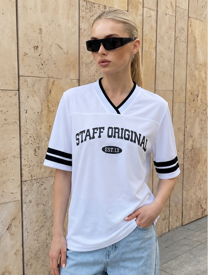 Koszulka Staff original 13 white oversize